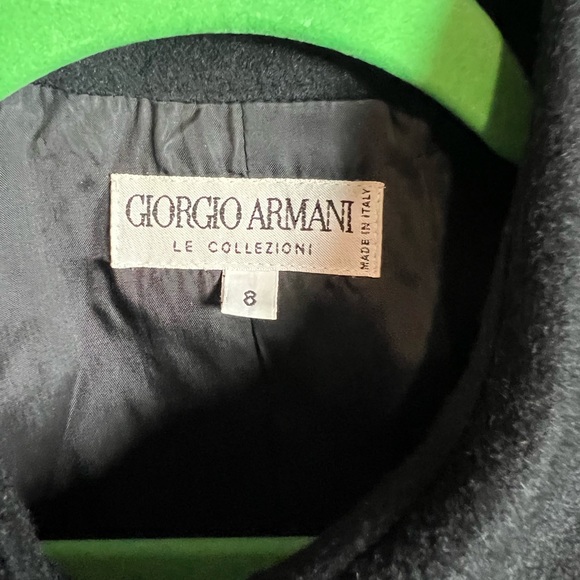 Giorgio Armani Black Tailored 100% Cashmere Blazer - Picture 3 of 13